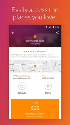 MINDBODY android App screenshot 11