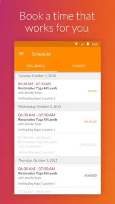 MINDBODY android App screenshot 12